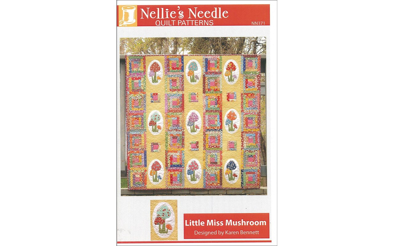 Nellie&#x27;s Needle Little Miss Mushroom Ptrn